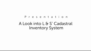 A Look into L & S Cadastral Inventory System – Nikita Morris screenshot 2