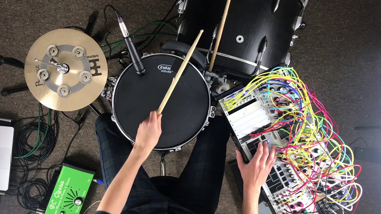 Eurorack Modular Synth & Drums Live Jam YouTube