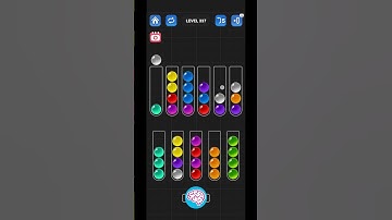 Lv 337 Ball Sort Puzzle - Color Game / 顏色分類遊戲 / ボールソーティングパズル (Guru Game)  #ballsortpuzzle