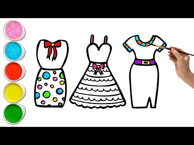 How to Draw Barbie Dress Bag Accessories for Girls | Art Colors for Kids |  Free barbie, Girls accessories, Barbie dress