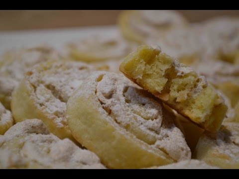 Творожное Печенье с Безе quotРозочкиquot  по маминому рецепту  Cottage cheese Biscuits with Meringue