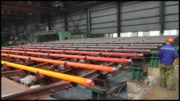 Rare Seamless Steel Pipe Manufacturing Process! Amazing  Large Steel Pipe Factory！