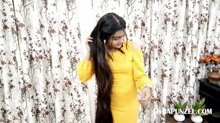 MsRapunzel | Indian Rapunzel Shows-Off Knee Length Hair