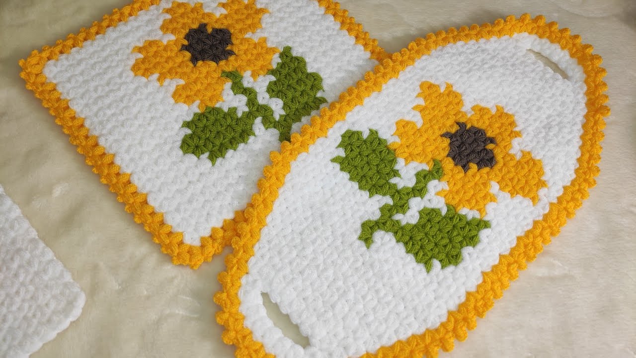 2024 ÇEYİZLİK TAKIM ÇOK GÜZEL ÇOK KOLAY AYÇİÇEK DESENLİ UZUN LİF MODELİ ADIM ADIM YAPILIŞI