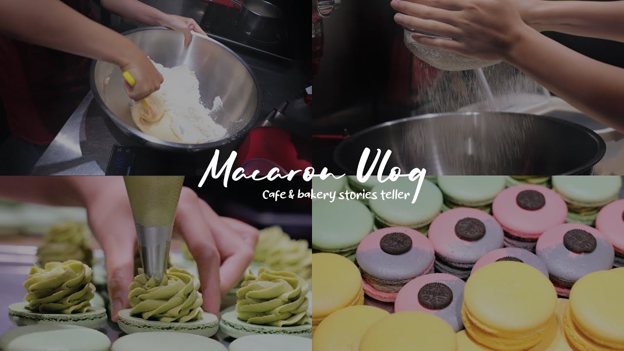 Macaron được làm handmade mỗi ngày tại The Bros Bakery | THE BROS VLOG EP3 #thebroscafe #macarons
