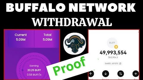 How to withdraw Buffalo Network | Buffalo Network Withdraw Proof | Buffalo Network Withdraw | Buff