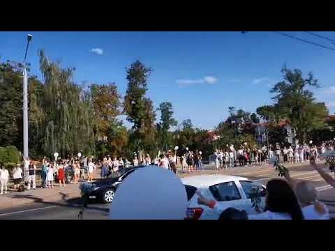 Гродно , 18:20 площадь Ленина. Митинг против насилия в Беларуси.