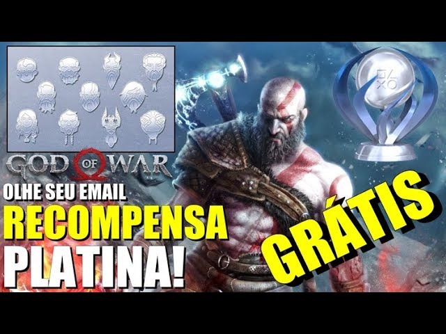 Jogadores que platinaram God of War estão recebendo avatares