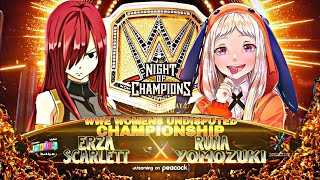 WWE UNDISPUTED WOMENS CHAMPIONSHIP MATCH|Fairy Tail vs Kakegurui|Erza vs Runa|Wwe 2k23|