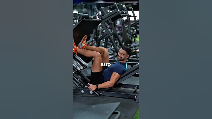 Haz así la prensa en el gimnasio 🦵🏼✅