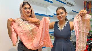 Golu ki Karwachauth dress kaat di 😱
