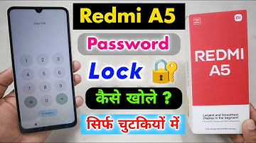How to break Redmi A5 Password Lock? || Redmi A5 Password Lock Remove Kaise kare