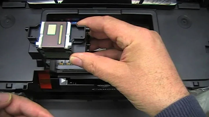 How to remove and clean a Canon printhead