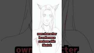 FF14 I tried to draw a Miqo'te girl #ffxiv  #illustration #endwalkar