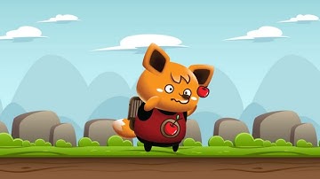 CUTE FOX 2D GAME ASSET SPRITES CHARACTER