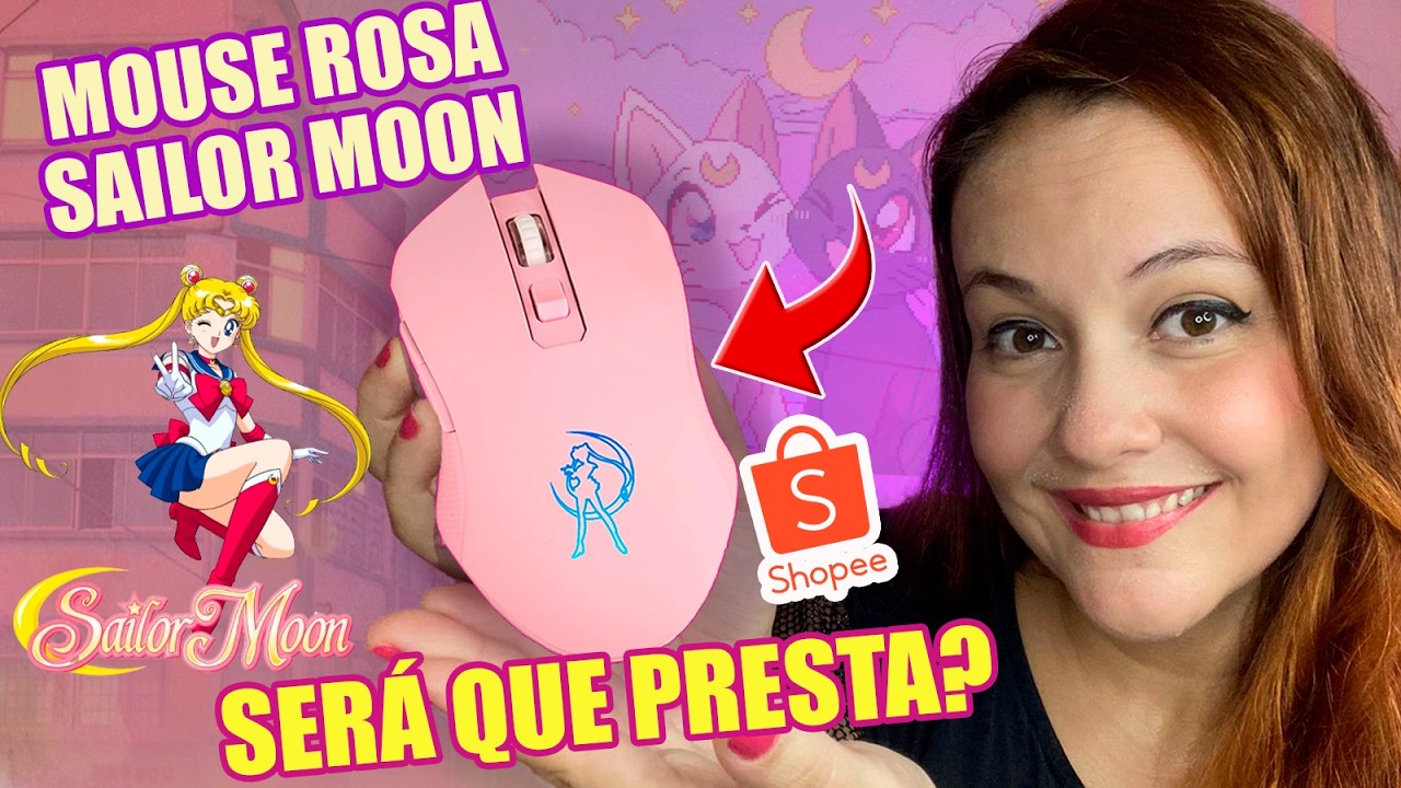 Mouse Gamer da SAILOR MOON - Vale a pena? ✨🌙