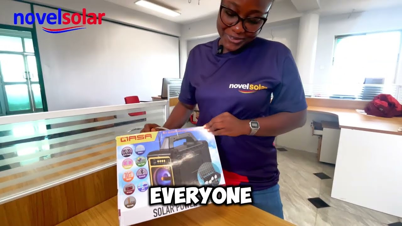 Qasa Portable Solar Power System - Ultimate Off-Grid Power Solution for Homes, Travel & More!