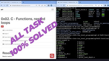 0x02. C - Functions, nested loops #alx #alxsoftwareengineering  #alxafrica