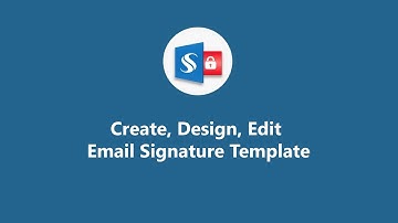 Create, design, edit Email signature template
