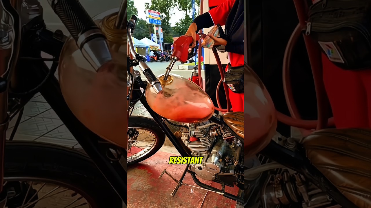 Why Aren't Motorcycle Gas Tanks Transparent? #shorts