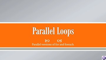 What is Parallel Invoke/For/ForEach ? in C# Part #24