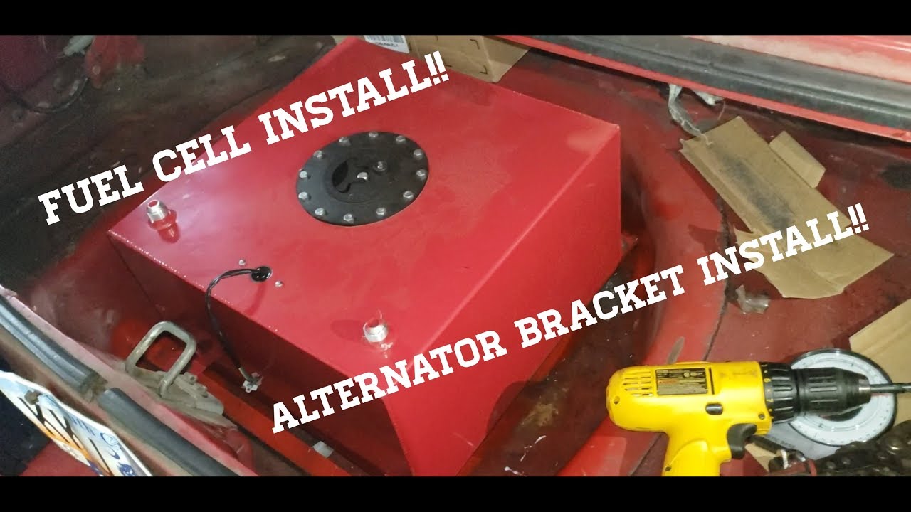 800 WHP Foxbody mustang LS swap part 38!! accessory and fuel cell