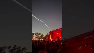 SpaceX launch during Cage The Elephant at Ohana Festival #spacex