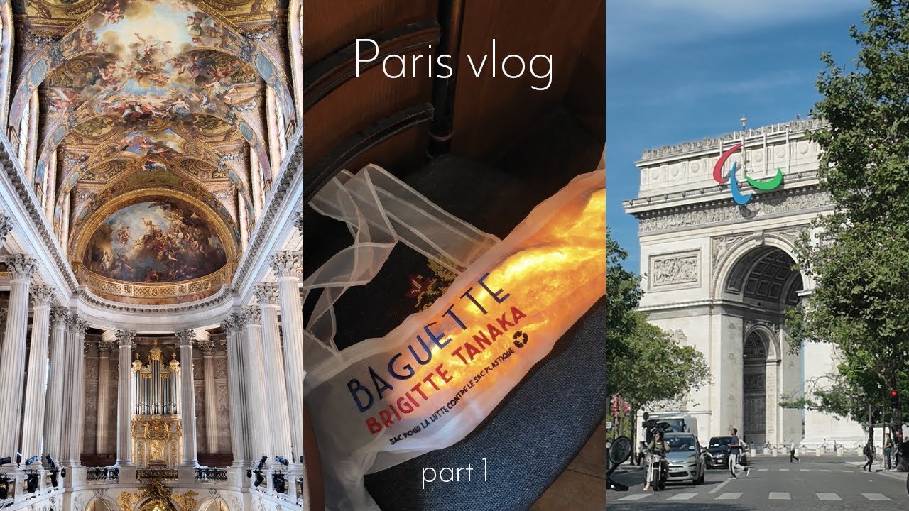 [VLOG] パリ旅行🇫🇷Part 1｜お洒落なお店を巡ってショッピング＆グルメを楽しむ｜ヴェルサイユ宮殿