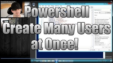 Powershell Add Multiple Users Quickly