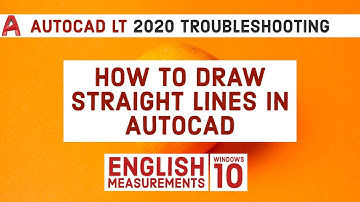 How to Draw Straight Lines in Autocad | Autocad Tutorial