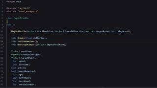 raylib C++ Game Dev ( Marooned ) Enemy Magic Missile