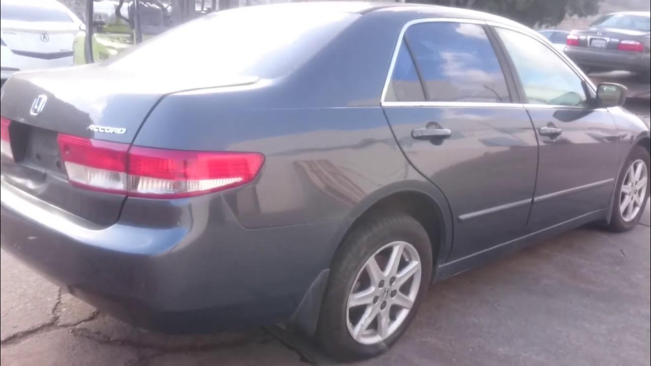 Honda Accord 2003 Parts Vehicle - YouTube