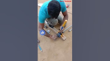 लोहे के पाईप में चूड़ी कैसे निकालें? | thread cutting on G.I.pipe | How to make g.i. pipe thread die