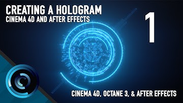 Creating a Hologram in Cinema 4D and After Effects -  Part 1 Cloners and Scatter
