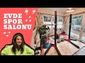 Evde Antrenman | Spor salonu kurdum (HomeGYM) - VLOG