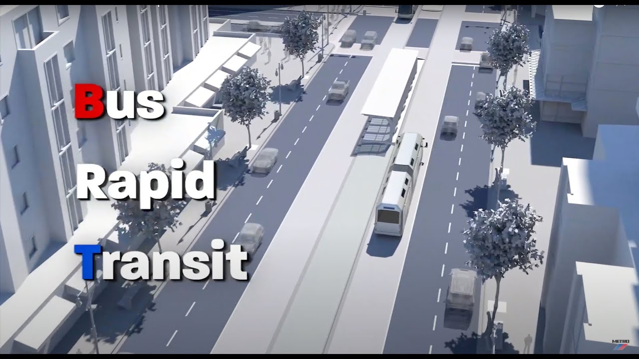 A Sneak Peek At Houston S First Bus Rapid Transit Youtube