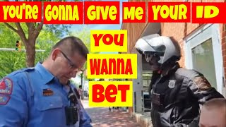 🔵🔴You're gonna give me your ID. Oh yeah, you wanna bet? 🔴1st Amendment audit fail🔵