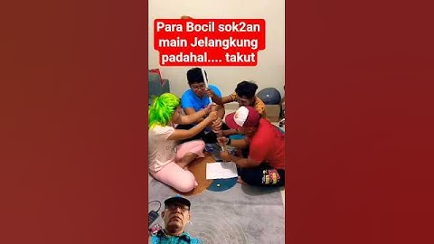 seram tapi lucu | sok2an main jelangkung para bocil ketakutan #shorts #viral