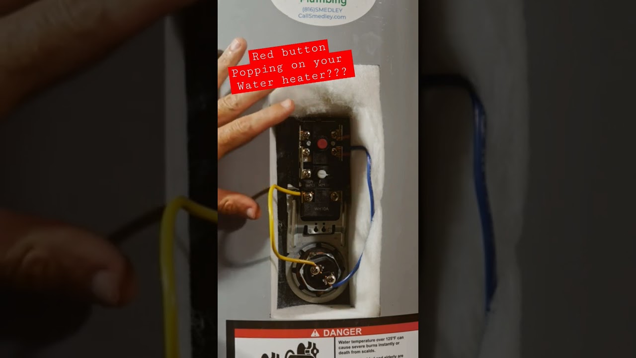 Electric water heater popping the reset button? - Watch the full video to learn why! #plumber