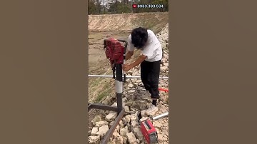 Máy đóng cọc bê tông #shorts