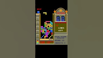 Tetris Level 15 – Classic Arcade Gameplay#shorts