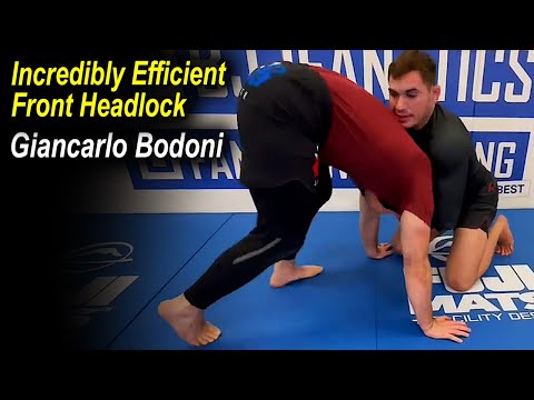 A Very Efficient Front Headlock by Giancarlo Bodoni - YouTube
