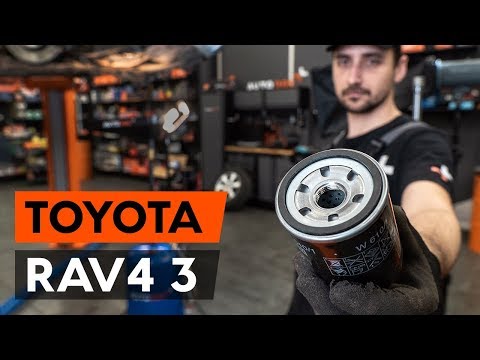 Vídeo: Como você remove o filtro de óleo em um rav4?