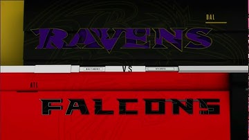 NFL on CBS intro 2018 BAL@ATL
