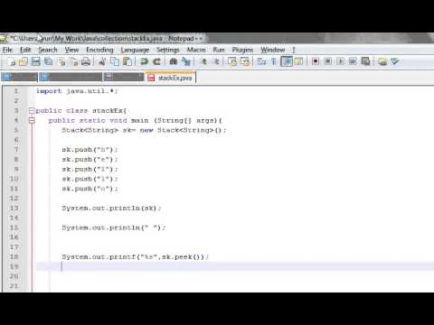 Stacks in Java Programming Language (Hindi)