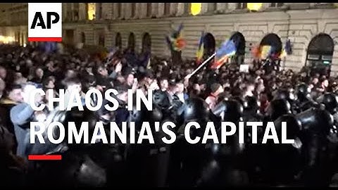 Haos în capitala României după ce extrema-dreapta Călin Georgescu a fost interzis de la refacere prezidențială