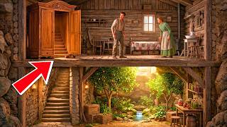 A Newlywed Couple Found Hidden Stairs in Wardrobe… Leading to a Forgotten Garden