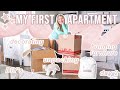 MOVING INTO MY APARTMENT! | Decorating, Building Furniture, Settling In, & Day 2 | Lauren Norris