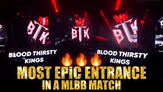 BTK Epic Entrance at Realme Mobile Legends Cup | The wait is over!