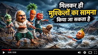 Aloo Family Ka Sailaab Mein Rescue Mission | Emotional Flood Rescue Story.😛😛